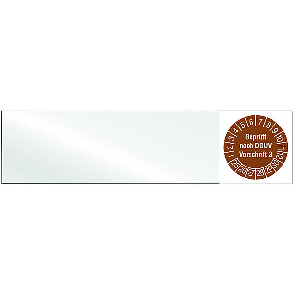 CIMCO Kabelprüfplakette 2026 DGUV V3 182645 (VE80)